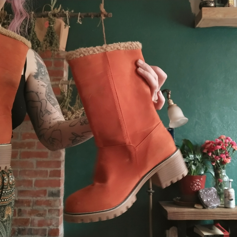 Sherpa Go-go Boots
